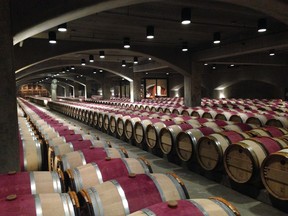 The barrel cellar at Robert Mondavi Winery in California. The lack of heat spikes in 2013 has produced some impressive California reds across the entire price spectrum.