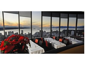 The  southern view from Cloud 9, a revolving restaurant at the top of the Empire Landmark Hotel in the West End.