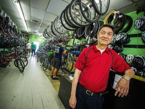 Owner of Bayshore Bicycles Louis Kwan  has been renting bikes in Vancouver for 33 years.