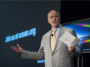 John Nightingale, president and CEO of the Vancouver Aquarium, at the official launch of Ocean Wise, in Vancouver on June 8, 2017.