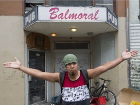 Moving day — Residents were packing their bags and leave the Balmoral hotel SRO in Vancouver's Downtown Eastside, which city officials had ruled unsafe.