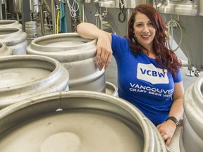 Leah Heneghan, inside East Van's Andina Brewing Company, is events director and a co-founder of Vancouver Craft Beer Week.