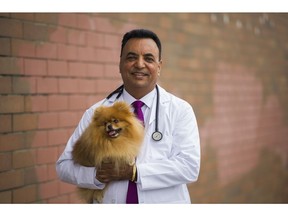 Veterinarian Dr. Hakam Bhullar.