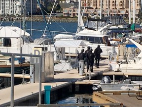 Police were called to Fisherman's Wharf in Victoria on Wednesday, June 21, 2017, after receiving reports of shots fired in the area.