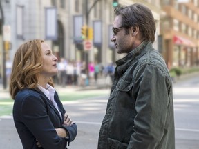 Gillian Anderson and David Duchovny in a still from the six-episode event series for the X-Files. The shows that aired last year were enough of a hit that an 11th season was ordered.