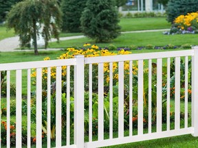 Wam Bam fencing by Wayfair.ca is a "no dig" vinyl fence