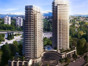 Millennium Development Group has plans for two high-rise residential towers in Burnaby.