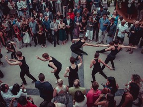 A scene from the 2016 Babylon event. The evening of drinks, dance and flower arrangements is on Aug. 12 at the Queen Elizabeth Theatre.