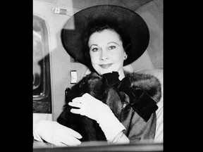 FILE - This May 1958 file photo shows stage and screen actress Vivien Leigh. Vivien Leigh&#039;s copy of the &ampquot;Gone With the Wind&ampquot; script is going up for auction on Sept. 26, 2017 alongside dozens of items from the late star&#039;s personal collection. (AP Photo, File)