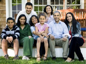 A multi-generational family. Research, despite suggestions to the contrary, shows there is no cultural divide when it comes to parents being concerned about their children's ability to buy a home in Metro Vancouver.