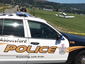 Small aircraft makes emergency landing in Abbotsford on Friday.