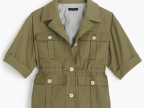 J.Crew Collection safari jacket, $234 at J.Crew, jcrew.com.