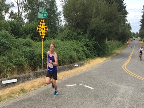 Ryan Prachnau of Abbotsford won his fourth consecutive Fort Langley Half Marathon title on Sunday morning, this time beating the field by 10-plus minutes. Weather conditions were ideal for the 14th annual event, which also included a 5K race.