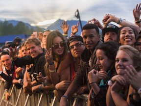 FILE PHOTO JULY 15, 2016. American hip hop artist J. Cole performing on the Pemberton Stage at the Pemberton Music Festival.