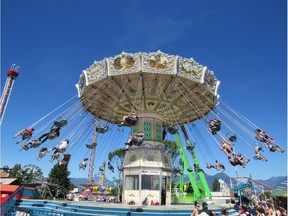 The popular Wave Swinger ride at Playland.