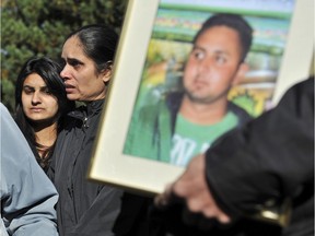 Vancouver police and grieving members of murder victim Harpreet (Hapi) Sandhu's family made a public appeal Nov. 4, 2011, for help in solving Sandhu's murder.