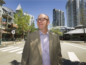 Port Coquitlam mayor Greg Moore at Newport Village in Port Moody.