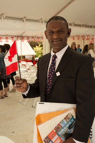 Nasser Osman, new Canadian.