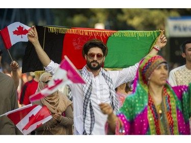 Thousands of people attended the Canada150 parade in Vancouver, B.C., July 2, 2017.