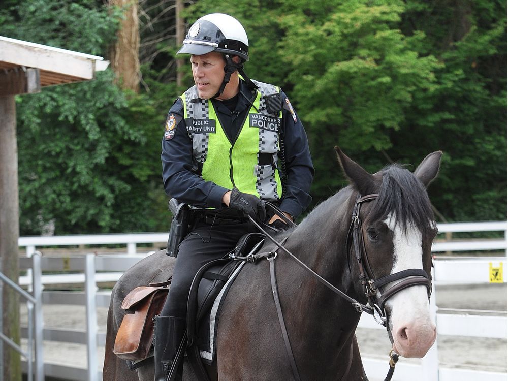 History and horses, the VPD Mounted Unit Vancouver Sun