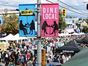 Weather was perfect for the 2016 Khatsalano Street Party along 4th Ave between Burrard and MacDonald.