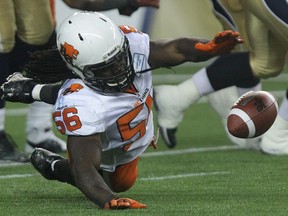 B.C. Lions linebacker Solomon Elimimian continues to be the linchpin of the defence.