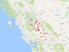 Map of active wildfires in B.C.