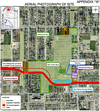 Plans for the proposed 105th Avenue corridor project drawn up by the City of Surrey’s engineering department.