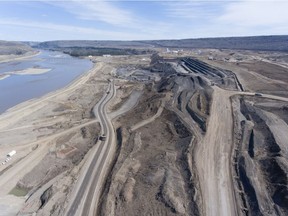 The Site C dam construction project.