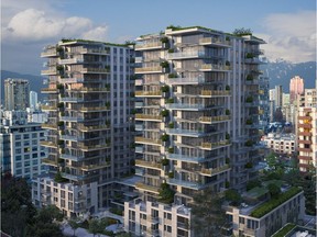 An artist's rendering of Mirabel, a project from Marcon Developments in Vancouver.