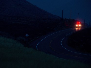 Fire Truck

A fire truck travels on the Trans-Canada Highway while responding to hot spots in Ashcroft, B.C., late Sunday July 9, 2017. THE CANADIAN PRESS/Darryl Dyck ORG XMIT: VCRD229
DARRYL DYCK,