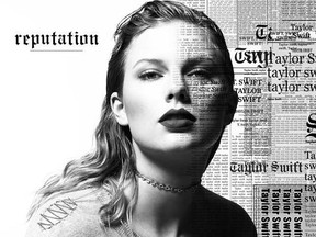 This cover image released by Big Machine shows art for her upcoming album, &ampquot;reputation,&ampquot; expected Nov. 10. (Big Machine via AP)