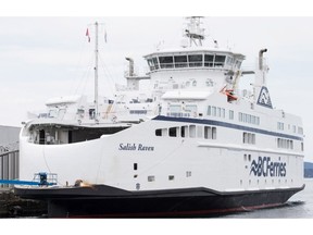 The Salish Raven is the last of three Polish-built ferries brought into service this year by B.C. Ferries.