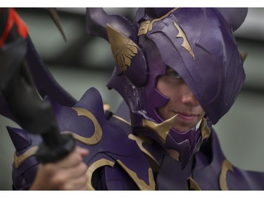 VANCOUVER. August 04 2017. Dylan Rimmer costumed as Dragoon attends the Anime Revolution Summer convention at Canada Place August 04-06, Vancouver, August 04 2017.  Gerry Kahrmann  /  PNG staff photo) ( Prov / Sun News ) 00050173A  [PNG Merlin Archive]
Gerry Kahrmann, PNG