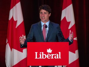 Prime Minister Justin Trudeau speaks to supporters during a Liberal fundraising event in Surrey on Monday, July 31, 2017.