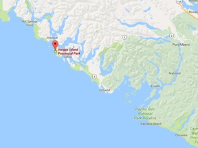 A Small plane crashed on Vargas Island, 20 kilometres west of Tofino, Tuesday afternoon.