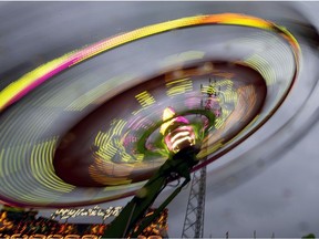 Thompson University Rivers historian Tina Block suggests the region's secularism is rooted in threads of individualism, materialism, the frontier, male-dominated occupations, leisure, and the lure of nature. (Photo: Contemporary carnival ride)