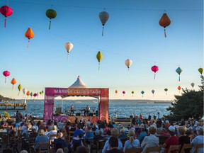 The Marina Club Stage during the Harmony Arts Festival in 2016.