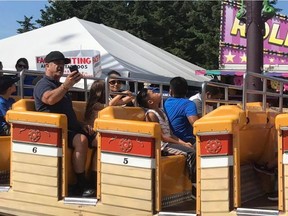 Mel Gibson hopped aboard the PNE's Pirate Ship on Saturday