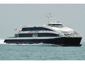 One of two Island Ferries vessels being built in Singapore at $20 million each.