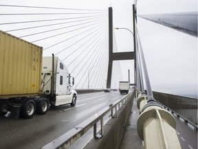 The Alex Fraser Bridge.