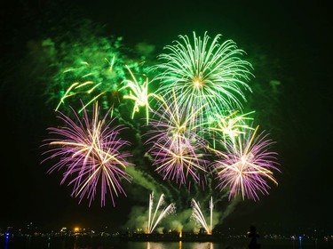 Canada's display impressed onlookers at the Celebration of Light finale Saturday, Aug. 5.