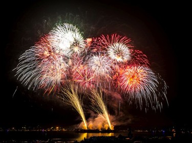 Canada's display impressed onlookers at the Celebration of Light finale Saturday, Aug. 5.