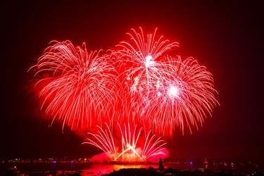 Canada's display impressed onlookers at the Celebration of Light finale Saturday, Aug. 5.