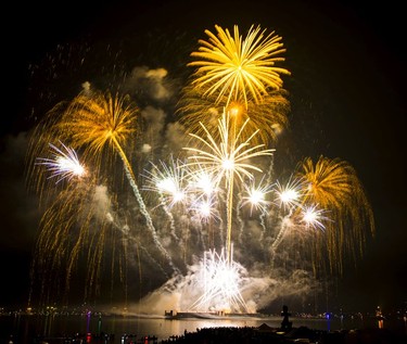 Canada's display impressed onlookers at the Celebration of Light finale Saturday, Aug. 5.