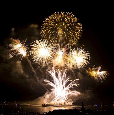 Canada's display impressed onlookers at the Celebration of Light finale Saturday, Aug. 5.