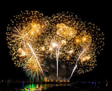 Canada's display impressed onlookers at the Celebration of Light finale Saturday, Aug. 5.