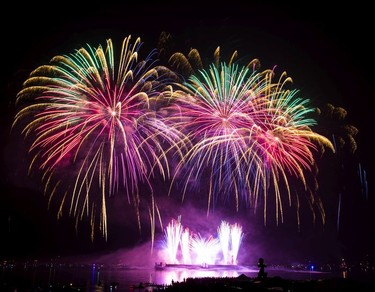 Canada's display impressed onlookers at the Celebration of Light finale Saturday, Aug. 5.