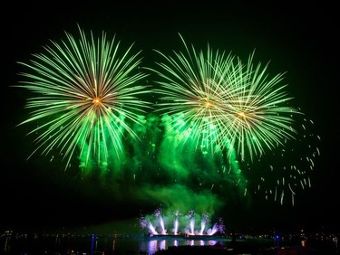 Canada's display impressed onlookers at the Celebration of Light finale Saturday, Aug. 5.