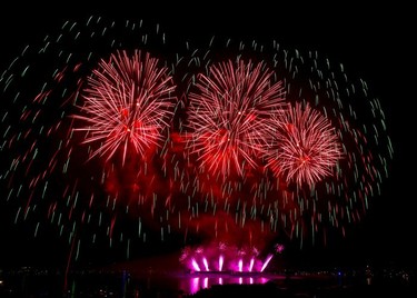 Canada's display impressed onlookers at the Celebration of Light finale Saturday, Aug. 5.